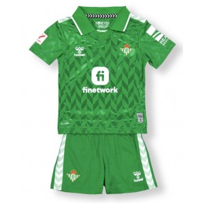 Real Betis Replica Away Stadium Kit for Kids 2023-24 Short Sleeve (+ pants)